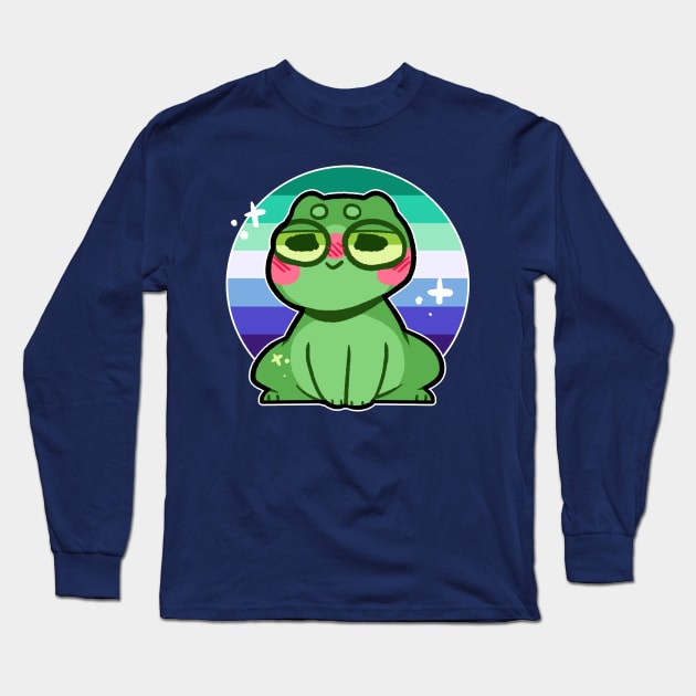 pride frog- MLM Variant Long Sleeve T-Shirt by Brewing_Personalitea